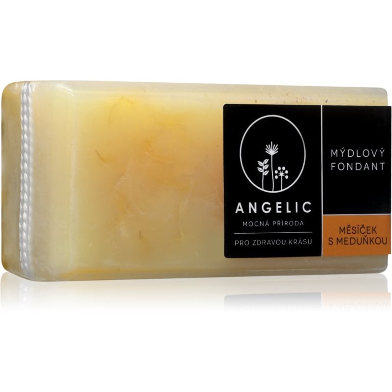 Angelic Soap fondant Měsíček s meduňkou екстра лек натурален сапун