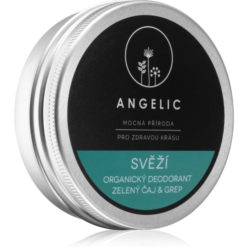 Angelic Organic deodorant "Fresh" Green tea & Grapefruit крем-дезодорант - Грижа за тяло - Сравни цени от 1 магазин с безплатна доставка