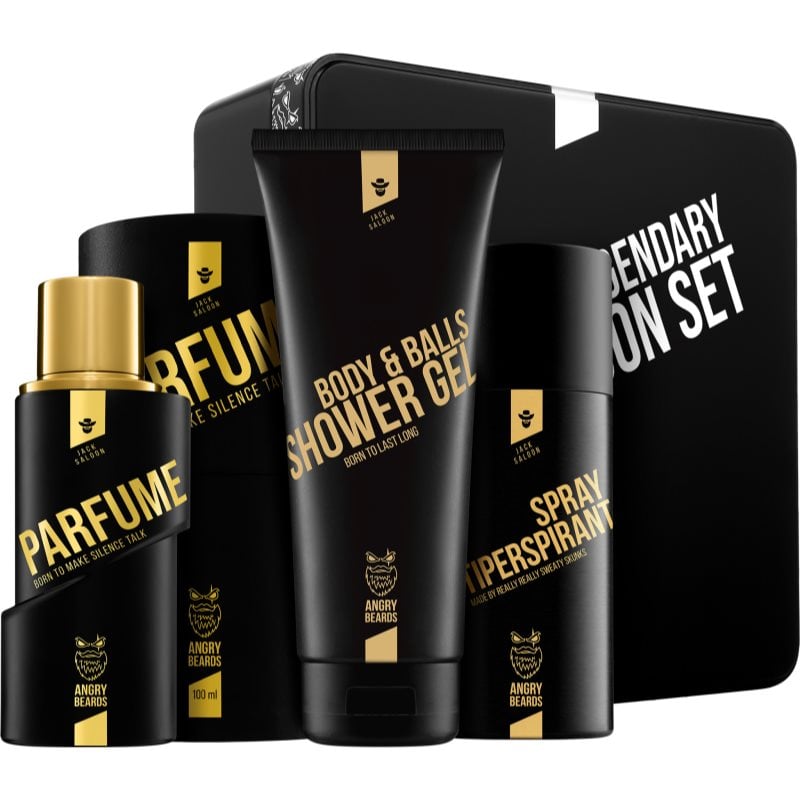Angry Beards Fakin Legendary Jack Saloon Set подаръчен комплект за мъже