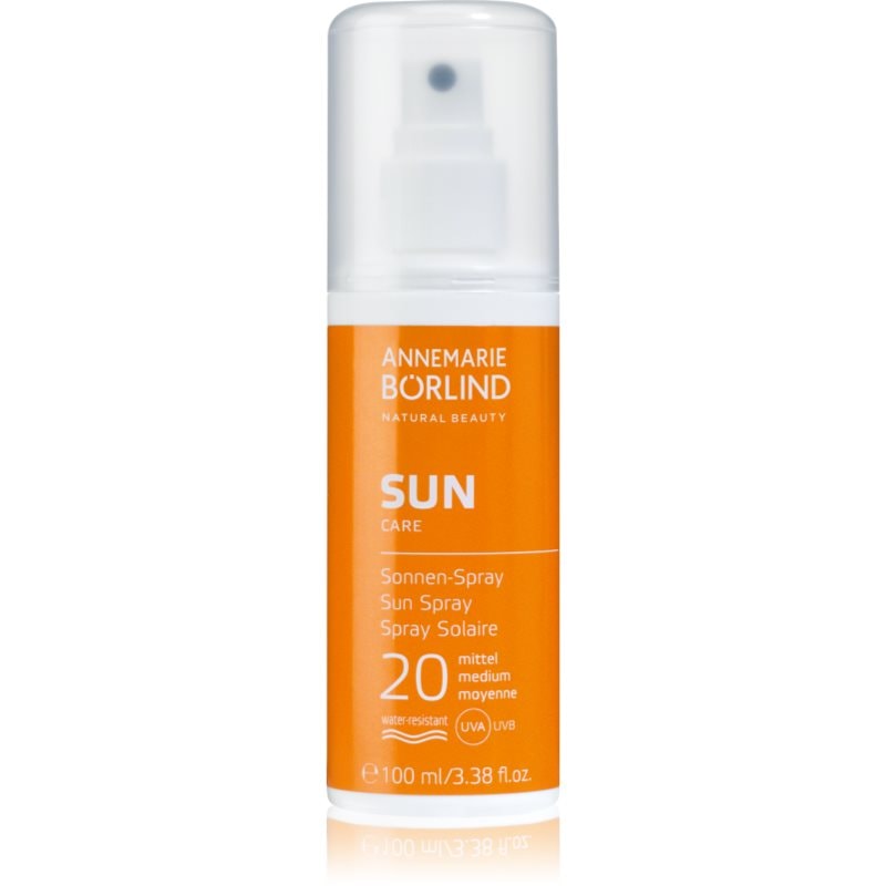 ANNEMARIE BÖRLIND SUN CARE защитен спрей срещу слънчеви лъчи SPF 20 - Грижа за тяло - Сравни цени от 1 магазин с безплатна доставка