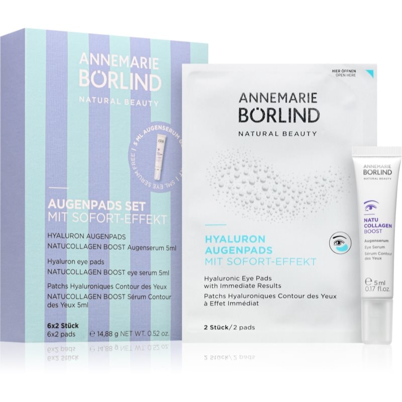 ANNEMARIE BÖRLIND ANNEMARIE BÖRLIND EYES & LIPS Eye Pads Set комплект за интензивна хидратация за околоочната област - Унисекс парфюм - Сравни цени от 1 магазин с безплатна доставка