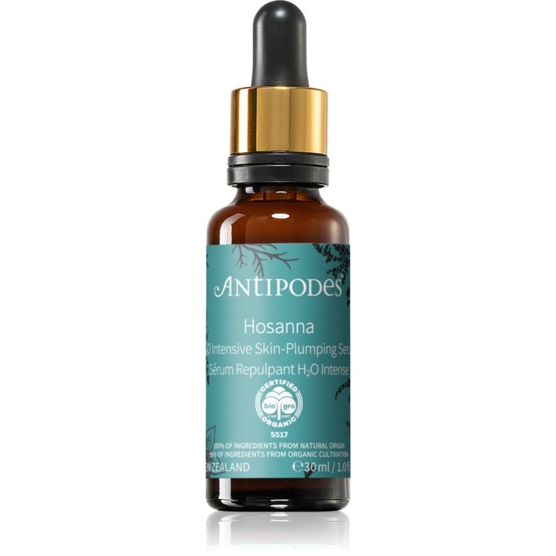 Antipodes Hosanna H₂O Intensive Skin-Plumping Serum интензивен хидратиращ серум за лице - Грижа за лице - Сравни цени от 1 магазин с безплатна доставка