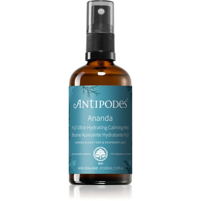 Antipodes Ananda H₂O Ultra-Hydrating Calming Mist антиоксидиращ тоник в спрей