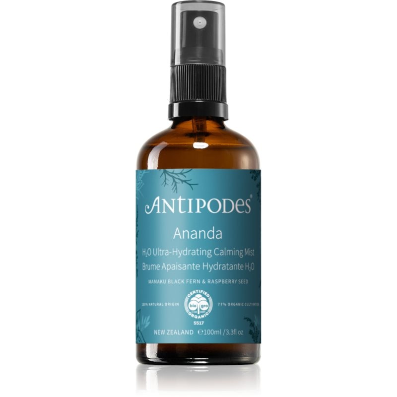 Antipodes Ananda H₂O Ultra-Hydrating Calming Mist антиоксидиращ тоник в спрей - Грижа за лице - Сравни цени от 1 магазин с безплатна доставка