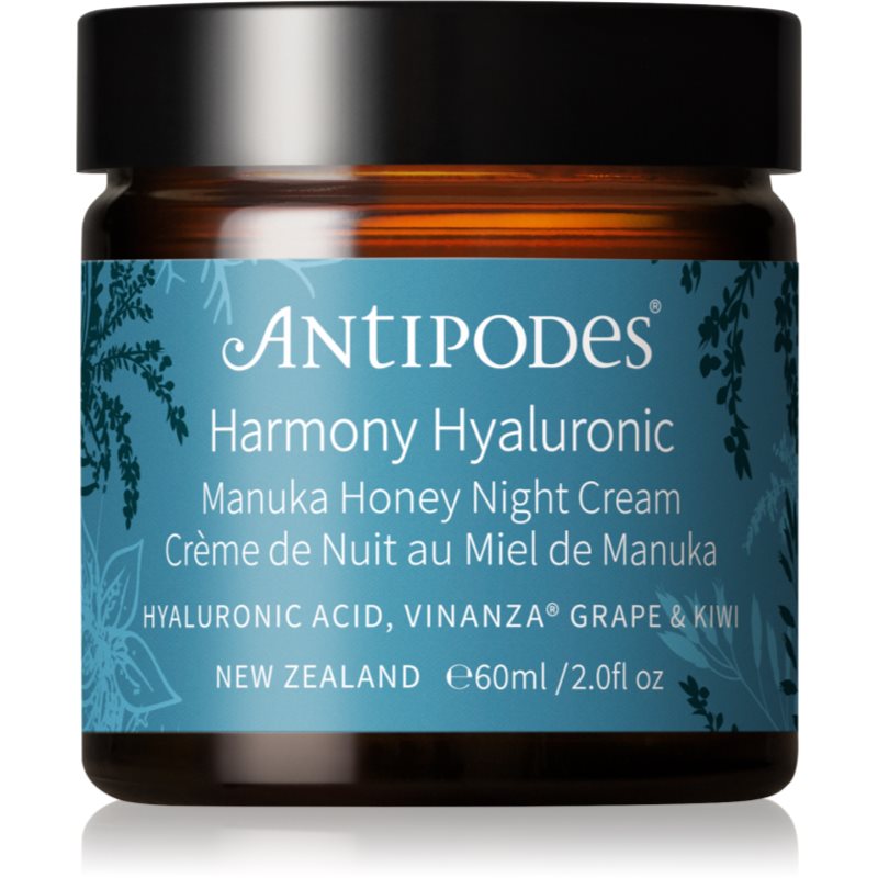 Antipodes Antipodes Harmony Hyaluronic Manuka Honey Night Cream хидратиращ нощен крем - Унисекс парфюм 60мл - Сравни цени от 1 магазин с безплатна доставка