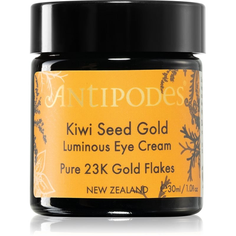 Antipodes Antipodes Kiwi Seed Gold Luminous Eye Cream нежен очен крем със злато - Унисекс парфюм 30мл - Сравни цени от 1 магазин с безплатна доставка