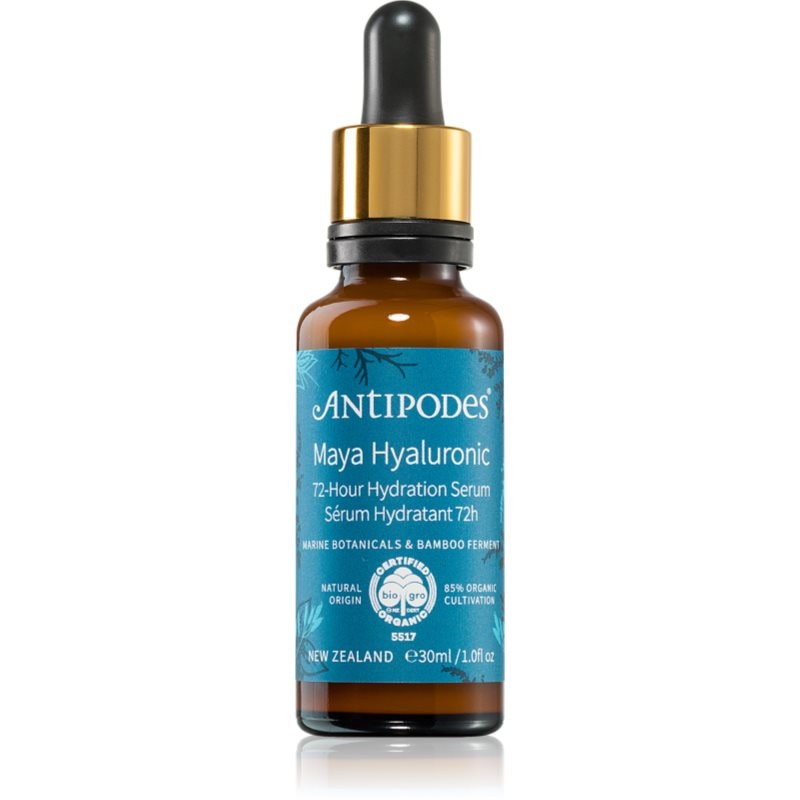 Antipodes Antipodes Maya Hyaluronic 72-Hour Hydration Serum интензивен хидратиращ серум за лице - Унисекс парфюм 30мл - Сравни цени от 1 магазин с безплатна доставка