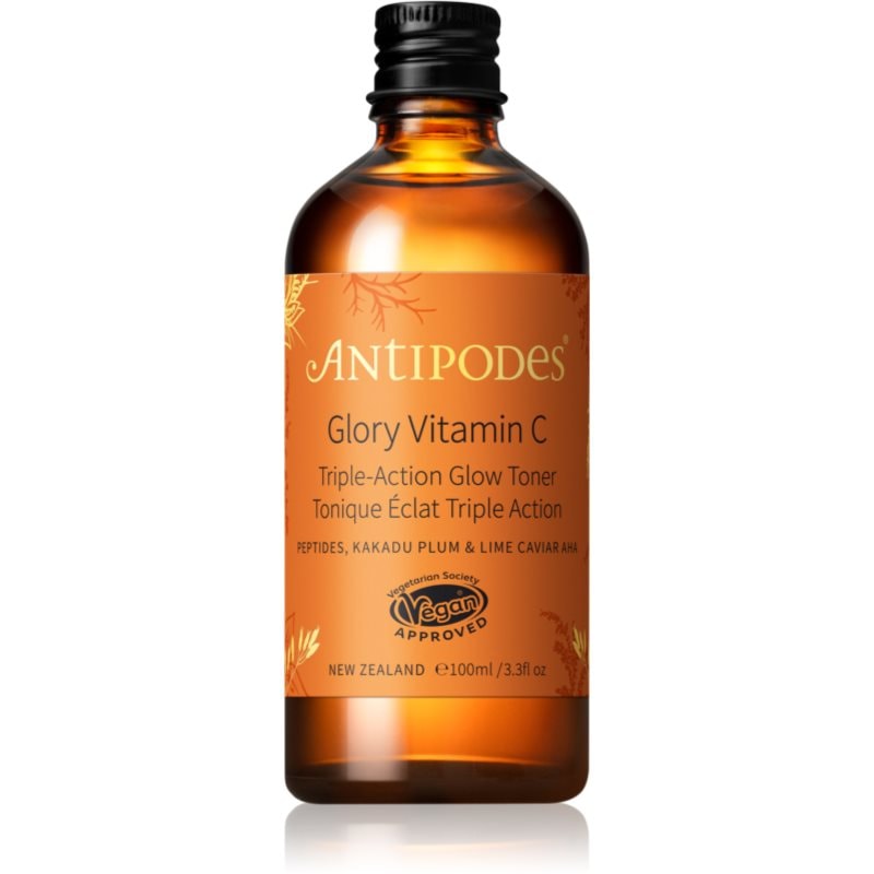 Antipodes Antipodes Glory Vitamin C Triple-Action Glow Toner озаряващ тоник да уеднакви цвета на кожата - Унисекс парфюм 100мл - Сравни цени от 1 магазин с безплатна доставка