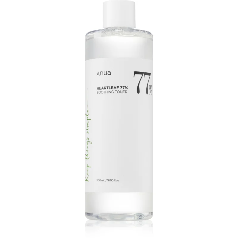 Anua Heartleaf 77% Soothing Toner почистващ и успокояващ тоник възстановяващ кожната бариера