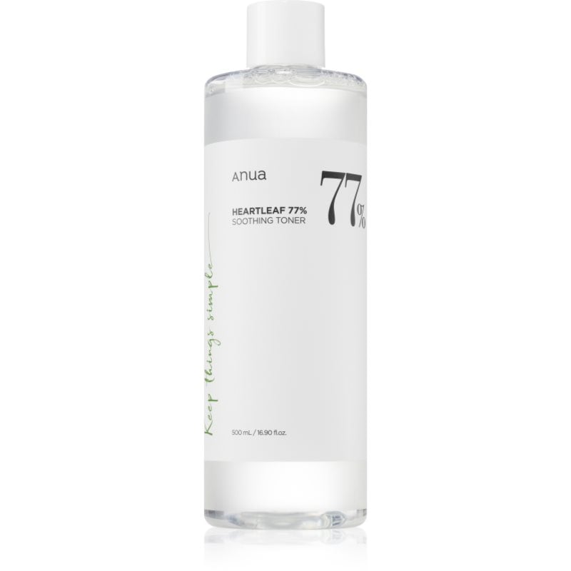 Anua Heartleaf 77% Soothing Toner почистващ и успокояващ тоник възстановяващ кожната бариера