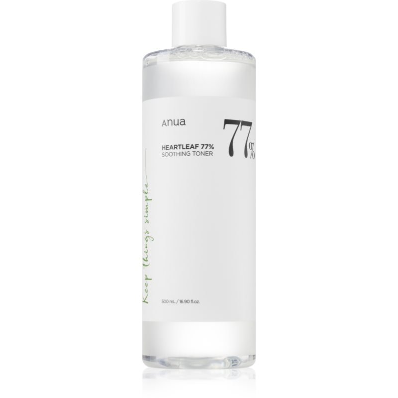 Anua Heartleaf 77% Soothing Toner почистващ и успокояващ тоник възстановяващ кожната бариера - Грижа за лице - Сравни цени от 1 магазин с безплатна доставка