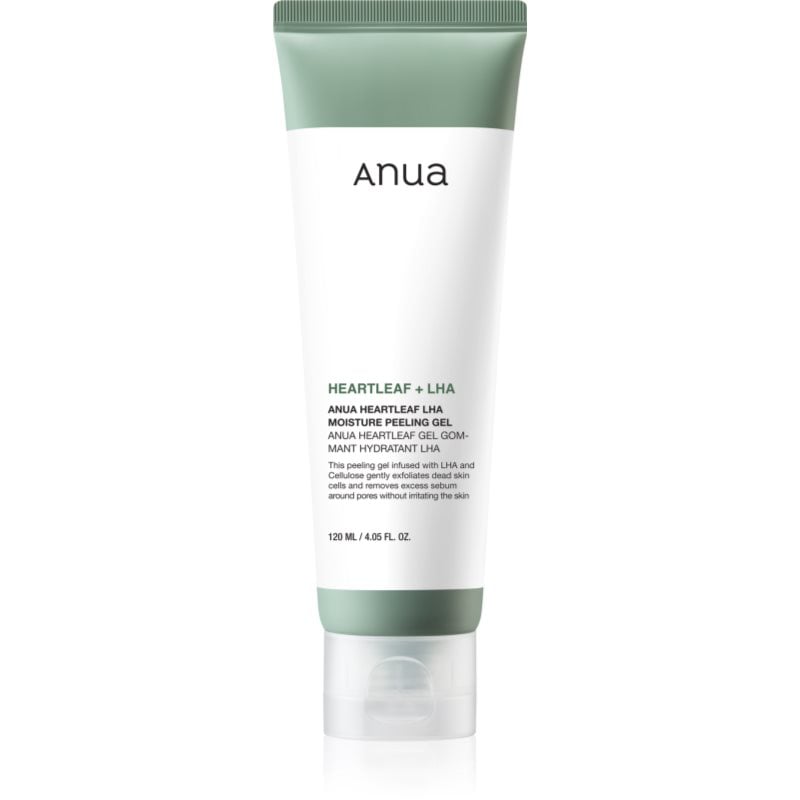 Anua Heartleaf LHA Moisture Peeling Gel нежен гел-пилинг за чувствителна кожа склонна към акне