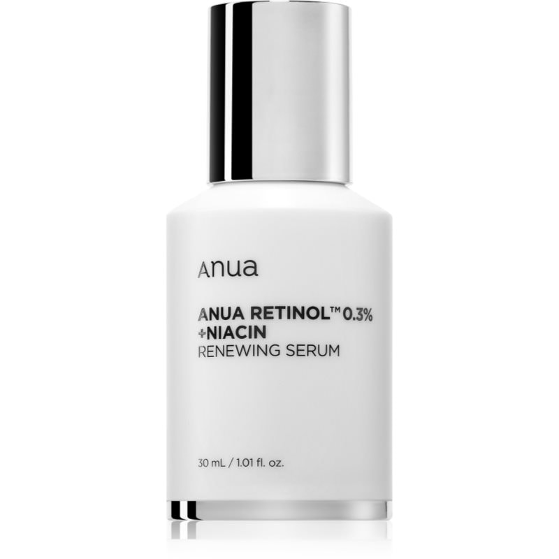 Anua Anua Retinol 0.3% + Niacin Renewing Serum нощен подновяващ серум за разширени пори и бръчки - Унисекс парфюм 30мл - Сравни цени от 1 магазин с безплатна доставка