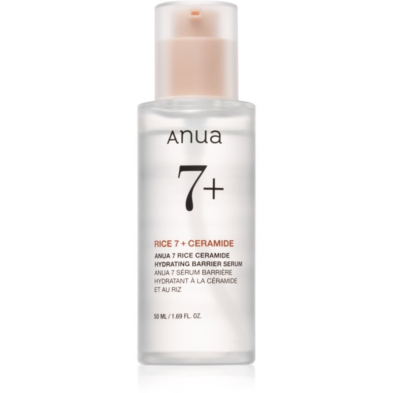 Anua Rice 7 Ceramide Hydrating Barrier Serum интензивен хидратиращ серум за лице възстановяващ кожната бариера