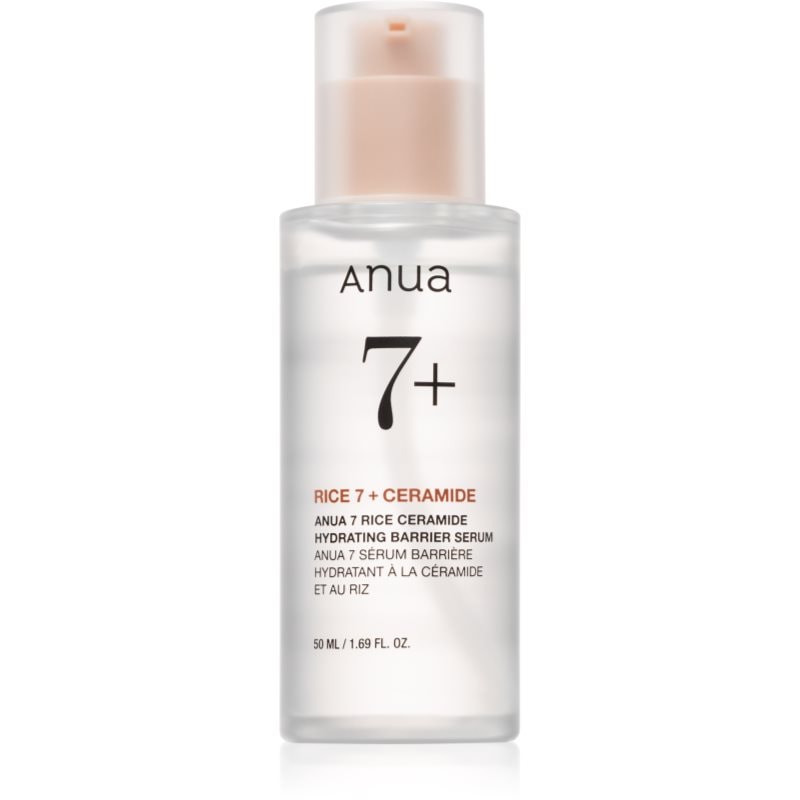 Anua Rice 7 Ceramide Hydrating Barrier Serum интензивен хидратиращ серум за лице възстановяващ кожната бариера - Грижа за лице - Сравни цени от 2 магазина с безплатна доставка