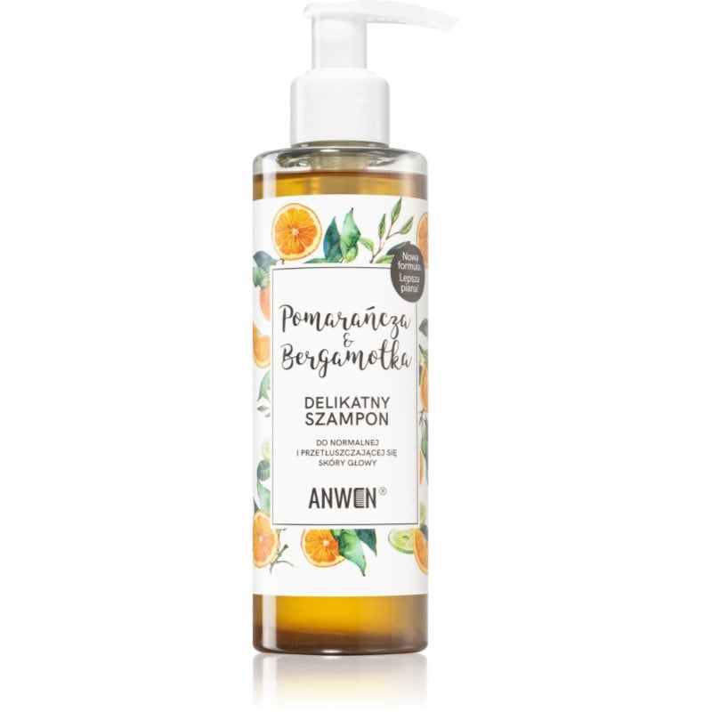 Anwen Orange & Bergamot шампоан за нормална към омазняваща се коса