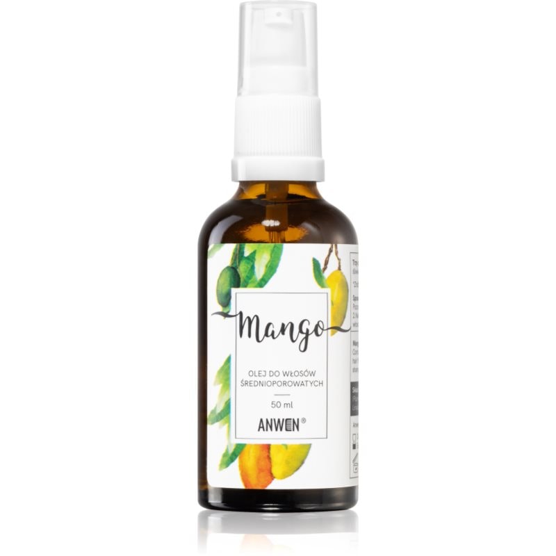 Anwen Anwen Mango подхранващо масло за коса Medium porosity - Унисекс парфюм 50мл - Сравни цени от 1 магазин с безплатна доставка