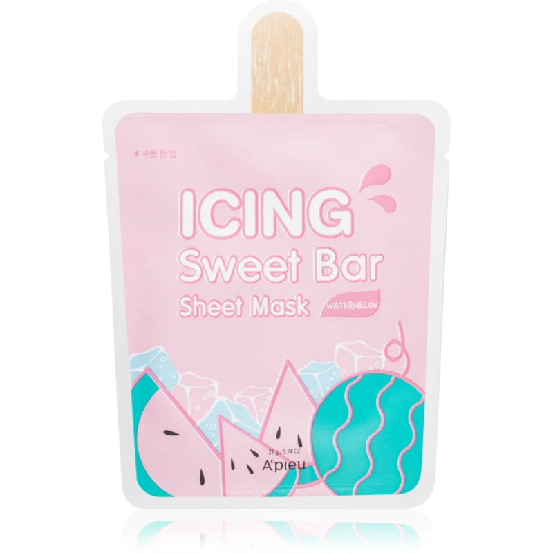 A’pieu Icing Sweet Bar Mask Watermelon подхранваща платнена маска - Грижа за лице - Сравни цени от 1 магазин с безплатна доставка