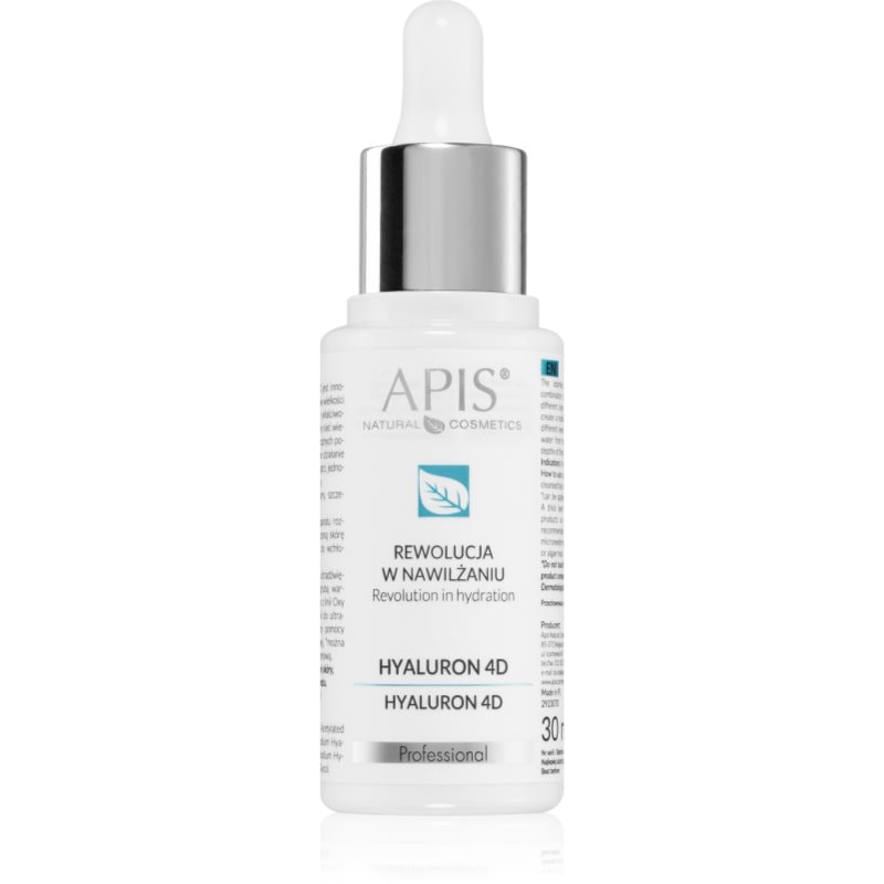 Apis Natural Cosmetics Apis Natural Cosmetics Revolution In Hydration Hyaluron 4D хиалуронов серум за дехидратирана суха кожа - Унисекс парфюм 30мл - Сравни цени от 1 магазин с безплатна доставка