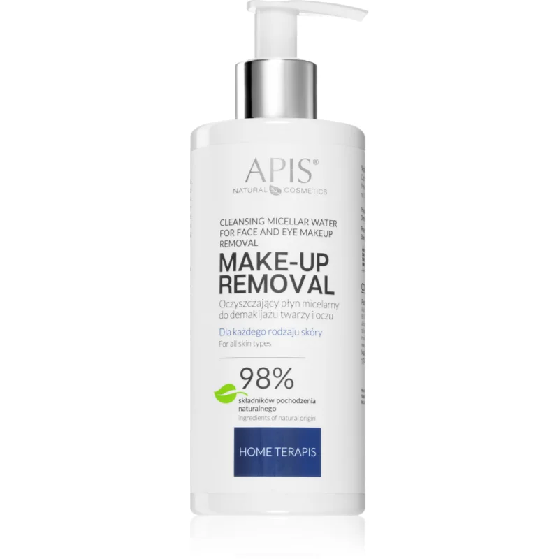 Apis Natural Cosmetics Home TerApis почистваща мицеларна вода за лице и очи - Грижа за лице - Сравни цени от 1 магазин с безплатна доставка