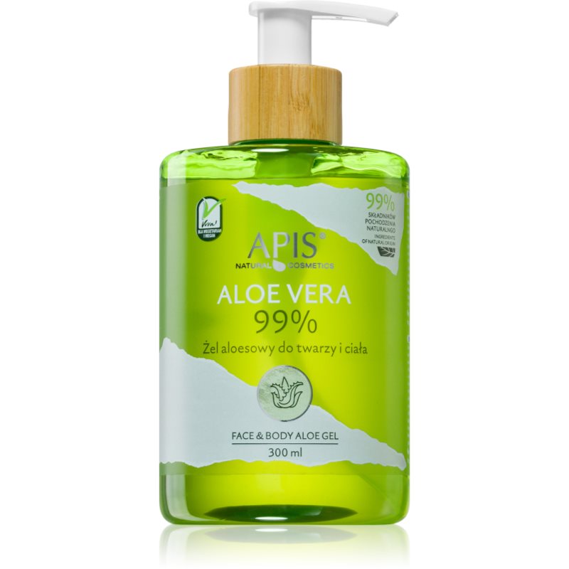 Apis Natural Cosmetics Apis Natural Cosmetics Aloe Vera интензивен хидратиращ гел за лице, тяло и коса - Унисекс парфюм 300мл - Сравни цени от 1 магазин с безплатна доставка
