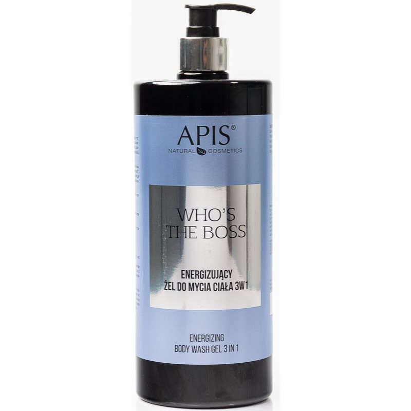 Apis Natural Cosmetics Who's the boss енергизиращ душ-гел 3 в 1 за мъже - Грижа за тяло - Сравни цени от 1 магазин с безплатна доставка