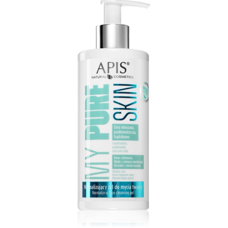 Apis Natural Cosmetics My Pure Skin нормализиращ почистващ гел за лице - Грижа за лице - Сравни цени от 1 магазин с безплатна доставка