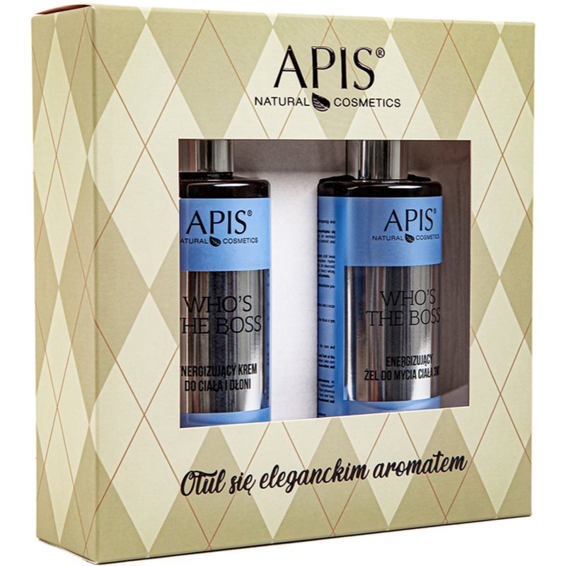Apis Natural Cosmetics Who's The Boss подаръчен комплект за мъже - Комплект - Сравни цени от 1 магазин с безплатна доставка