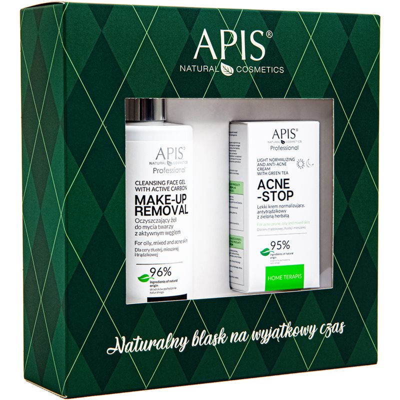 Apis Natural Cosmetics Apis Natural Cosmetics Acne-Stop подаръчен комплект за проблемна кожа - Унисекс парфюм - Сравни цени от 1 магазин с безплатна доставка