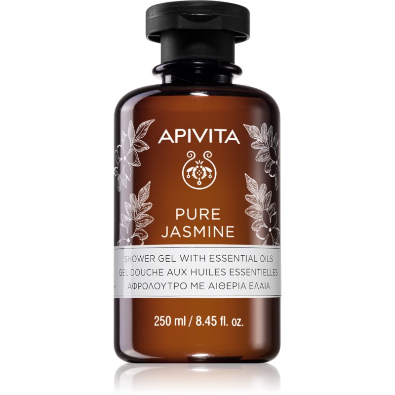 Apivita Apivita Pure Jasmine Shower Gel хидратиращ душ гел с есенциални масла - Унисекс парфюм 75мл - Сравни цени от 1 магазин с безплатна доставка
