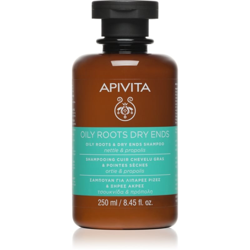 Apivita Apivita Oily Roots & Dry Ends Shampoo шампоан за мазен скалп и сухи краища на косата - Унисекс парфюм 250мл - Сравни цени от 1 магазин с безплатна доставка