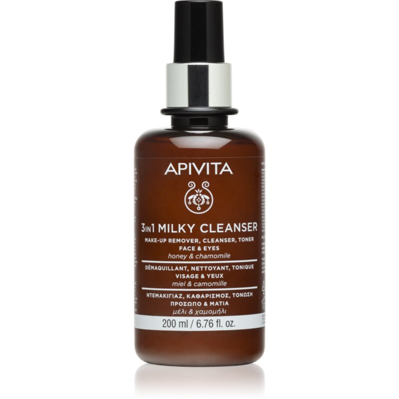 Apivita Apivita Cleansing Milk Face & Eyes почистващо мляко 3 в 1 за лице и очи - Унисекс парфюм 50мл - Сравни цени от 1 магазин с безплатна доставка