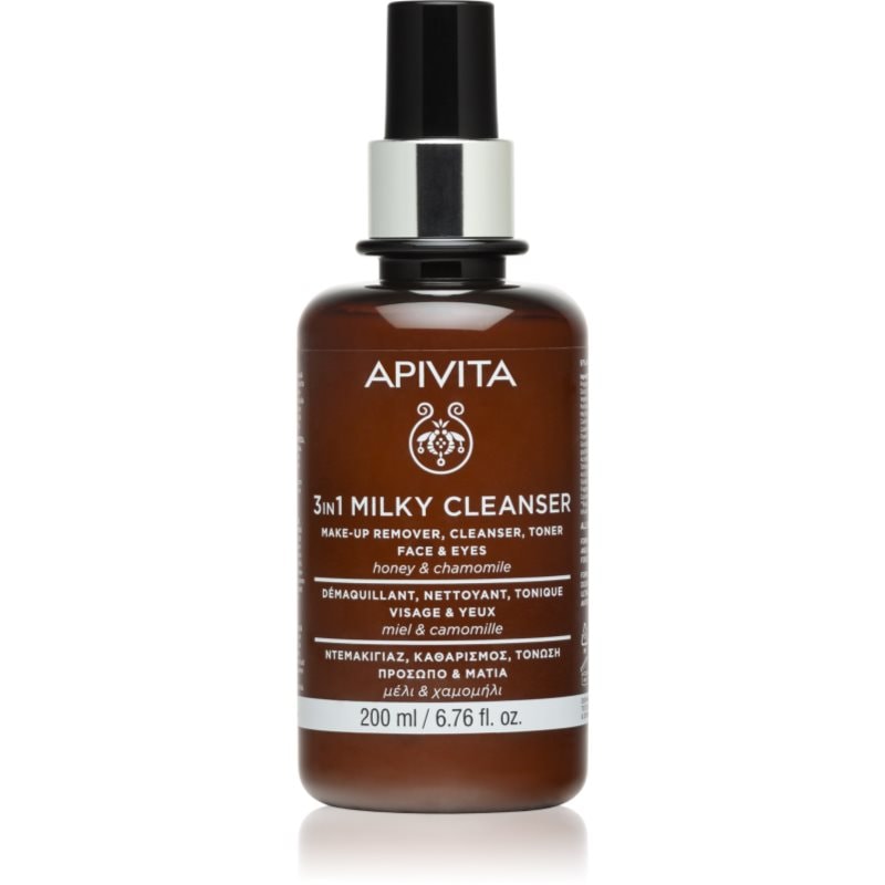 Apivita Cleansing Milk Face & Eyes почистващо мляко 3 в 1 за лице и очи - Грижа за лице - Сравни цени от 1 магазин с безплатна доставка