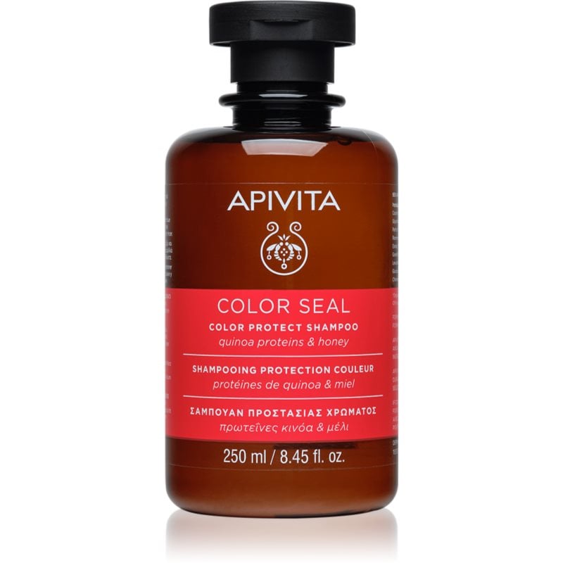 Apivita Color Seal Shampoo шампоан за защита на ядисана коса без сулфати