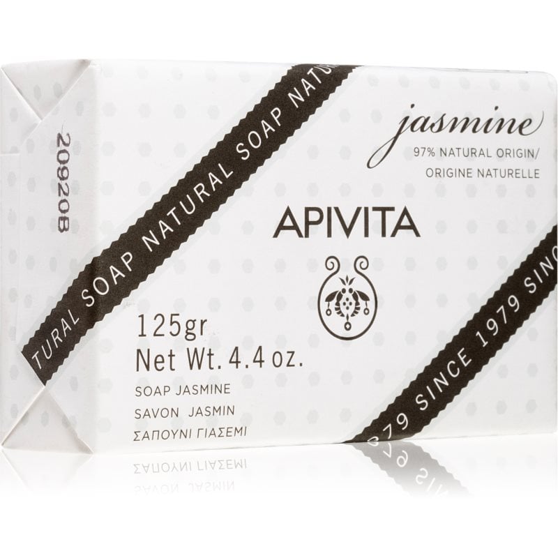 Apivita Natural Soap Jasmine почистващ твърд сапун