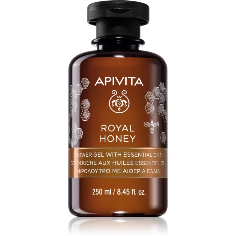 Apivita Apivita Royal Honey Creamy Shower Gel хидратиращ душ гел с есенциални масла - Унисекс парфюм 250мл - Сравни цени от 1 магазин с безплатна доставка