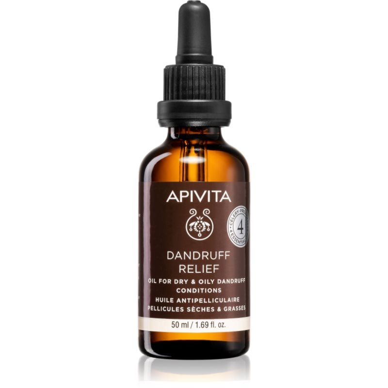 Apivita Dandruff Relief Oil грижа за скалпа против мазен пърхот - Грижа за коса - Сравни цени от 1 магазин с безплатна доставка