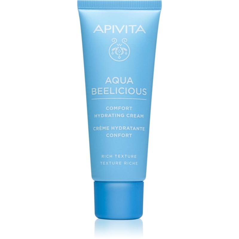Apivita Aqua Beelicious Comfort Hydrating Cream Rich подхранващ дневен и нощен крем за лице хидратираща
