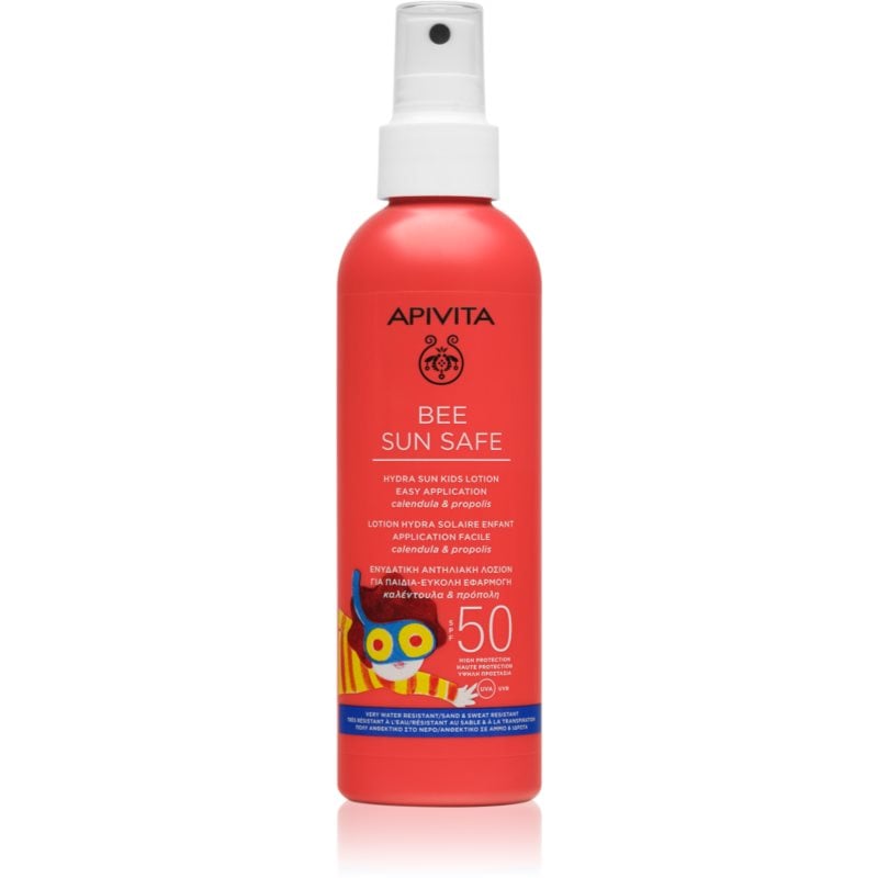 Apivita Bee Sun Safe Kids Spray SPF50 детско мляко за тен SPF 50