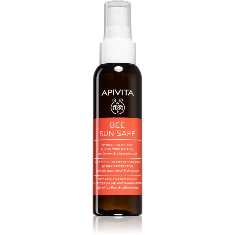 Apivita Bee Sun Safe Hair Oil хидратиращо олио за изтощена от слънце коса