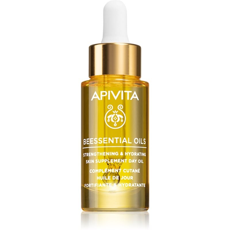 Apivita Beessential Oils Strengthening & Hydrating Day Oil озаряващо дневно олио за интензивна хидратация