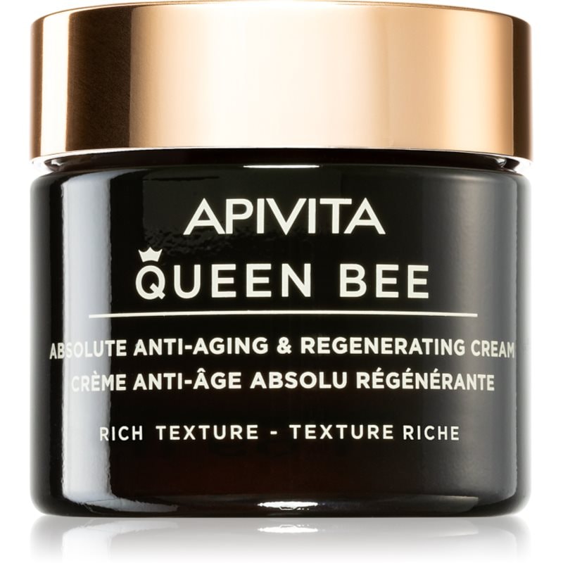 Apivita Queen Bee Cream Rich регенериращ крем против стареене и за стягане на кожата - Грижа за лице - Сравни цени от 1 магазин с безплатна доставка