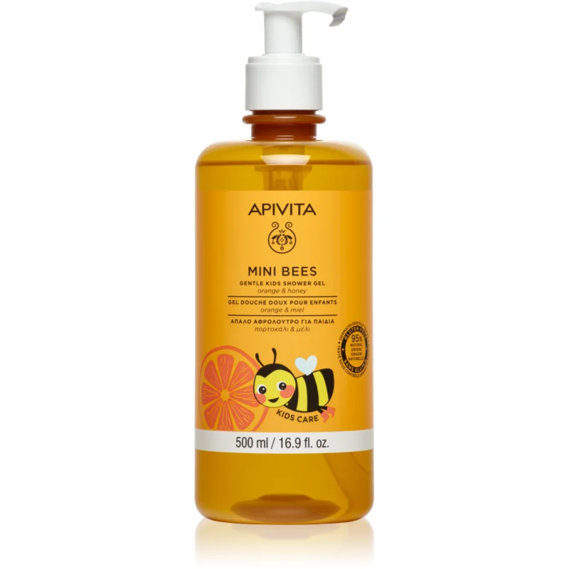 Apivita Mini Bees Gentle Kids Shower Gel Orange & Honey душ гел за тяло и коса за деца - Грижа за тяло - Сравни цени от 1 магазин с безплатна доставка