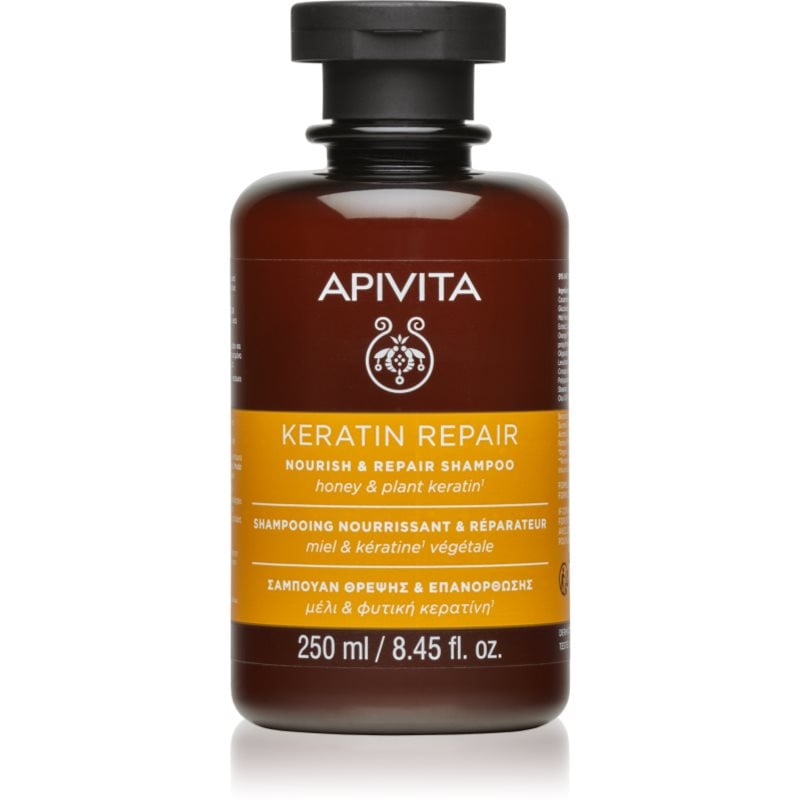 Apivita Keratin Repair Nourish Repair Shampoo почистващ шампоан