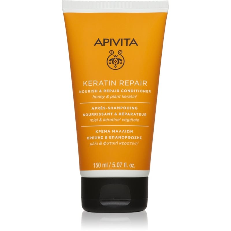 Apivita Keratin Repair Nourish Repair Conditioner кератинов възстановяващ балсам за суха и увредена коса