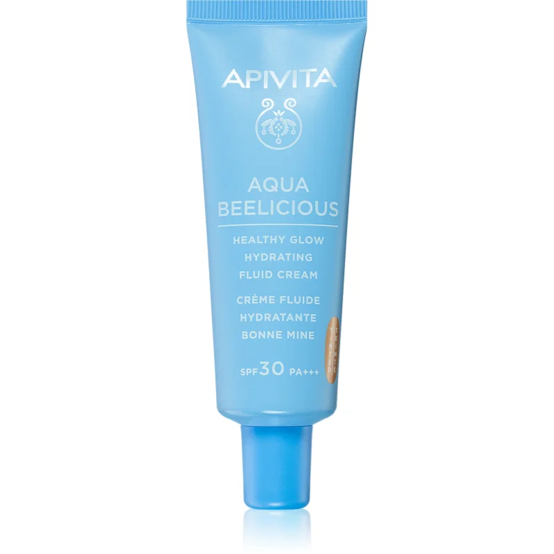 Apivita Aqua Beelicious Tinted Fluid SPF30 лек тониращ флуид за озаряване на лицето SPF 30 - Грижа за лице - Сравни цени от 1 магазин с безплатна доставка