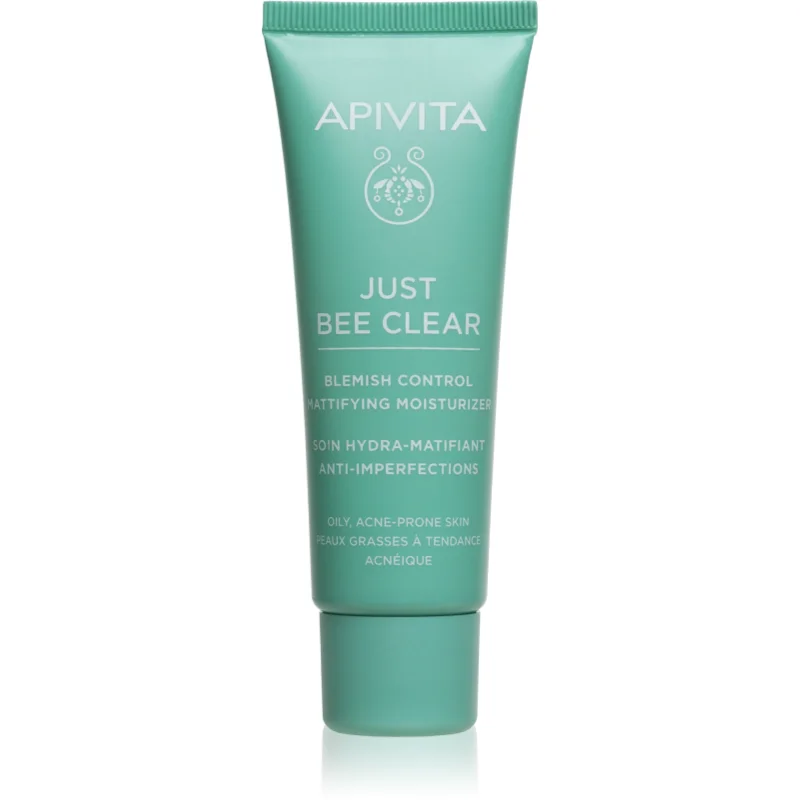 Apivita Just Bee Clear Blemish Control Moisturizer хидратиращ крем за лице с ниацинамид
