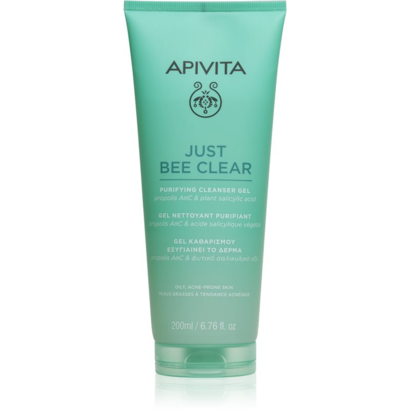 Apivita Apivita Just Bee Clear Purifying Cleanser Gel почистващ гел за лице против акне - Унисекс парфюм 200мл - Сравни цени от 1 магазин с безплатна доставка