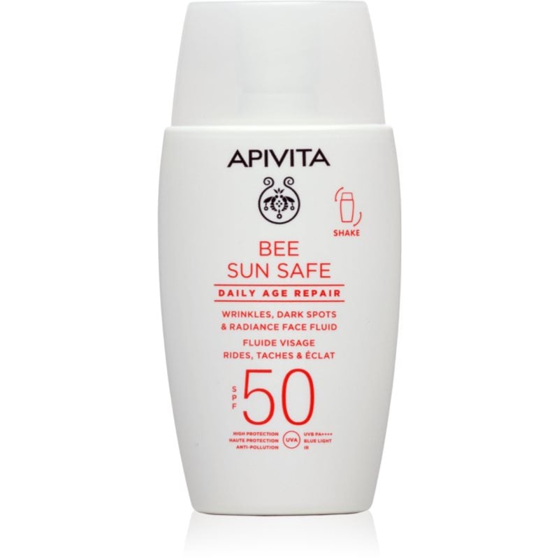 Apivita Bee Sun Safe Daily Age Repair Fluid SPF50 защитен флуид против бръчки SPF 50