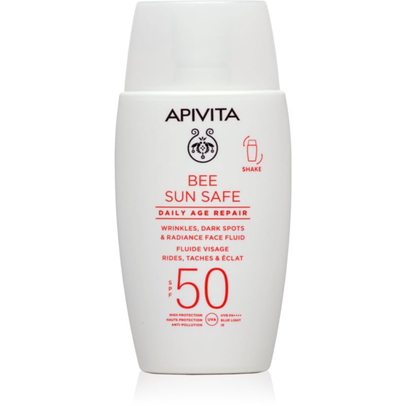 Apivita Apivita Bee Sun Safe Daily Age Repair Fluid SPF50 защитен флуид против бръчки SPF 50 - Унисекс парфюм 50мл - Сравни цени от 1 магазин с безплатна доставка